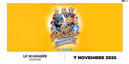 THE JEFF PANACLOC COMPANY \u2022 Le Scarab\u00e9e Roanne \u2022 Vendredi 7 novembre 2025
