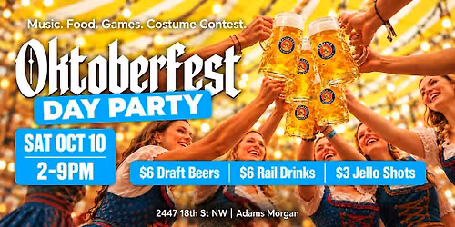 Oktoberfest Day Party at Grand Central | Adams Morgan