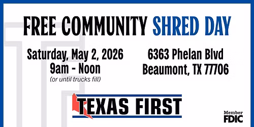 Free Community Shred Day - Beaumont