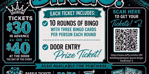 Empire Royals Cheer - Designer Purse Bingo fundraiser 