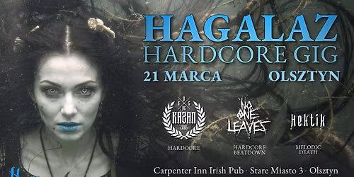 Kazan x No One Leaves | 21 III 2026 | Carpenter Inn Irish Pub, Olsztyn