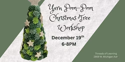 Yarn Pom-Pom Christmas Tree Workshop
