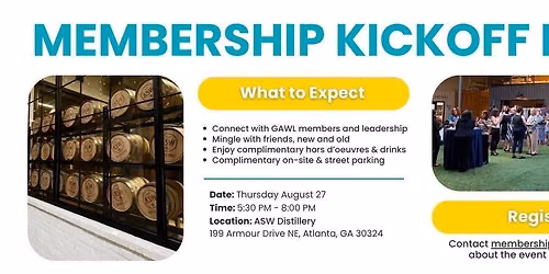 GAWL Membership Kickoff Party