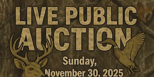 LIVE PUBLIC AUCTION - NOVEMBER 30th 