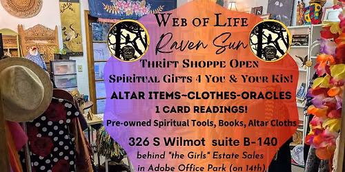 Web of Life Thrift Shoppe Open!