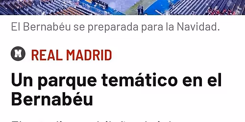 Mavidad Bernab\u00e9u Tickets