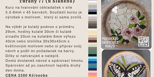 Tu\u0159any u Slan\u00e9ho mozaikov\u00fd kurz pro dosp\u011bl\u00e9
