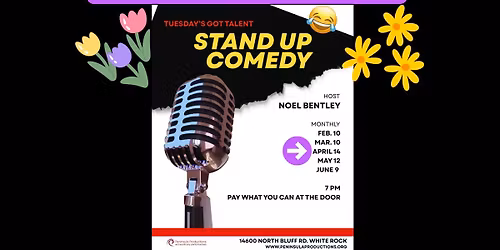 APRIL 14 - Tuesday's Got Comedy - Stand Up Comedy! 