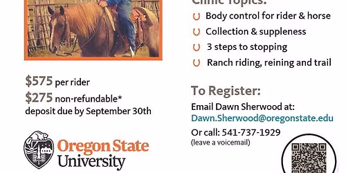 The Versatile Ranch Horse Clinic with Van Hargis