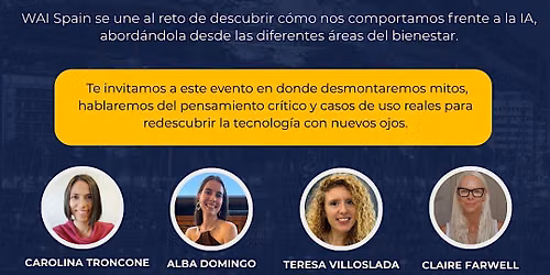 Women in AI Spain, Barcelona: \u00bfqui\u00e9n soy yo frente a la m\u00e1quina?