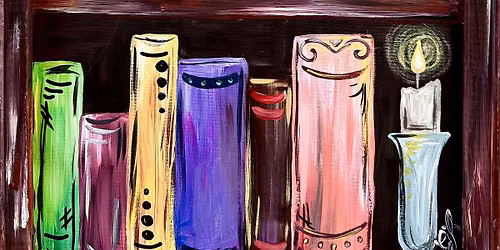 Create Your Own Bookshelf Painting at Fiction Beer Co.