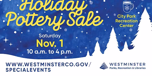 Holiday Pottery Sale