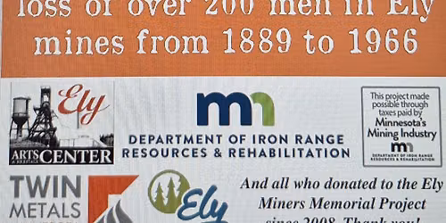 Ely Miners Memorial Unveiling and Dedication at the Pioneer Mine