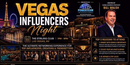 INFLUENCERS NIGHT LAS VEGAS - The Stirling Club