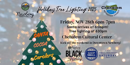 Newberg Holiday Tree Lighting 2025