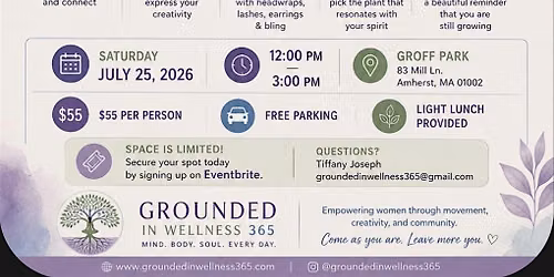 Crowned In Growth - A Yoga & Paint & Plant Experience for Women