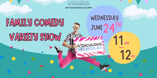 Ridiculous Nicholas: Free Family Comedy Varity Show