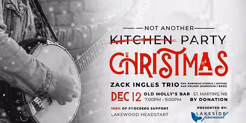 Not Another Christmas Party | St. Martins, NB | feat. ZACK INGLES (Folk Trio) 