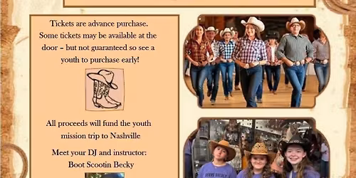 Line Dance Chili Bar Fundraiser