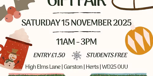 Parmiter's School Christmas Gift Fair