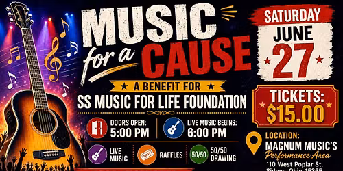 Benefit for SS Music for life. 