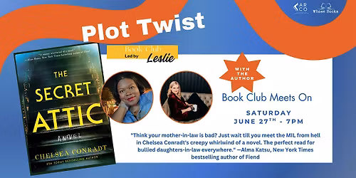 Plot Twist Book Club W\/ Author Chelsea Conradt