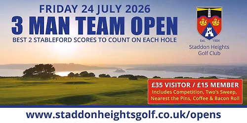 3 Man Team Open