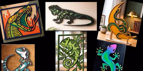 Reptile Invasion Paint Night!