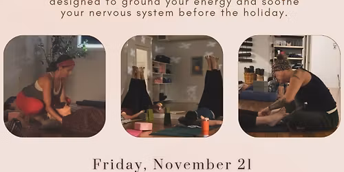 Yin & Pin: Pre-Thanksgiving Reset 