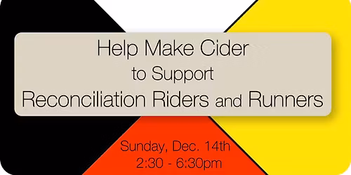 Volunteer Day: Making Cider for Reconciliation Riders and Runners