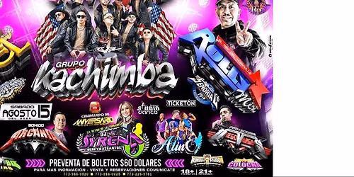 GRUPO KACHIMBA, HAZEL, ROLLY MIX & MAS