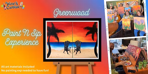 Greenwood Paint and Sip \u2013 Date Night Beach Sunset