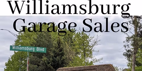 2026 Williamsburg Neighborhood Garage Sales