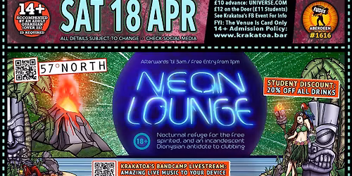 FUNK CONNECTION [FIRST GIG OF 2026 \/ SAT 18TH APRIL]        14 PLUS ACCOMPANIED BY AN ADULT GUARDIAN