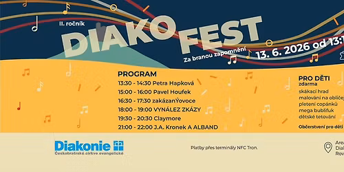\ud83c\udfb6 DIAKOFEST 2026 \u2013 II. ro\u010dn\u00edk \ud83c\udfb6