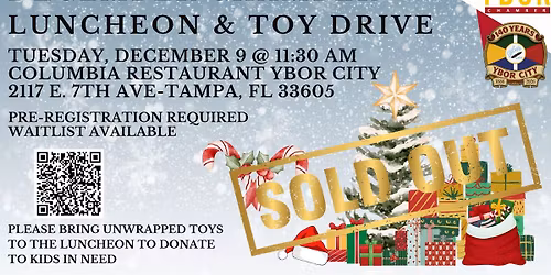 Ybor Chamber December Holiday Luncheon-SOLD OUT