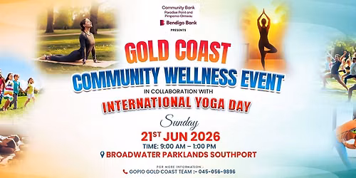 Gold Coast Community Wellness Event \/ International Yoga Day