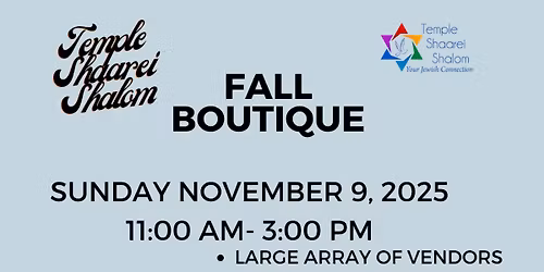 Fall Boutique