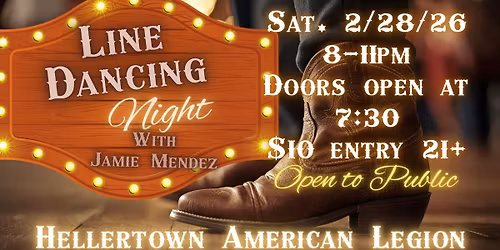 Line Dancing at the Hellertown Legion