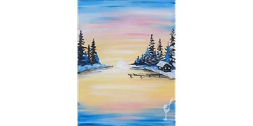 Snowy Pastel Colors - Paint and Sip in San Antonio | Classpop!\u2122