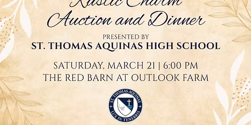 STA Rustic Charm and Dinner Auction