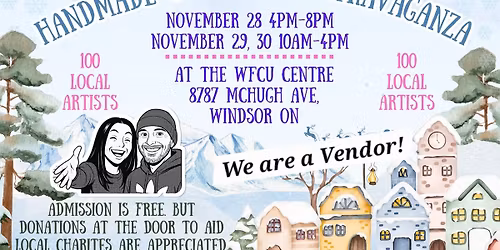 We Are A Vendor! WFCU Christmas Market