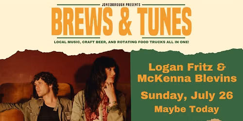 Logan Fritz and Mckenna Blevins at Brews and Tunes