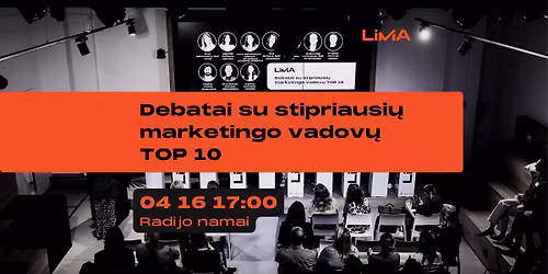 Debatai su stipriausi\u0173 marketingo vadov\u0173 TOP 10