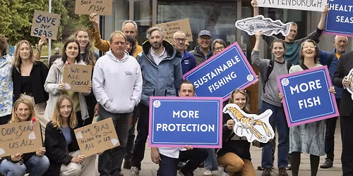 Making It Heard : Delivering the Our Seas Petition to the First Minister