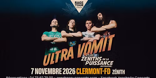 Ultra Vomit au Z\u00e9nith d'Auvergne de Clermont-Ferrand 