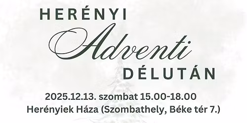 Herényi Adventi Délután 2025.12.13.