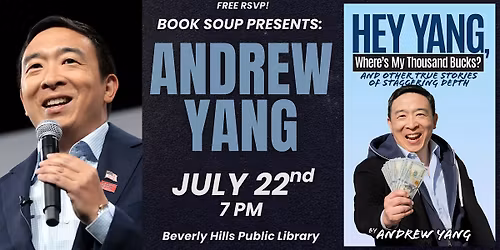 Andrew Yang discusses Hey Yang, Where's My Thousand Bucks?