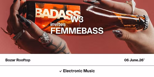 W3 released the party of their beer "BADASS"