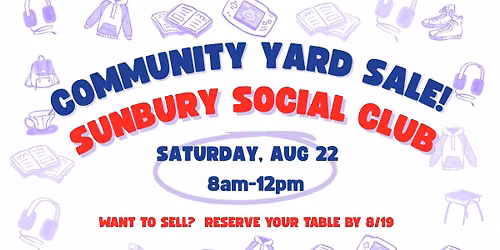 Community Yard Sale in the Grove